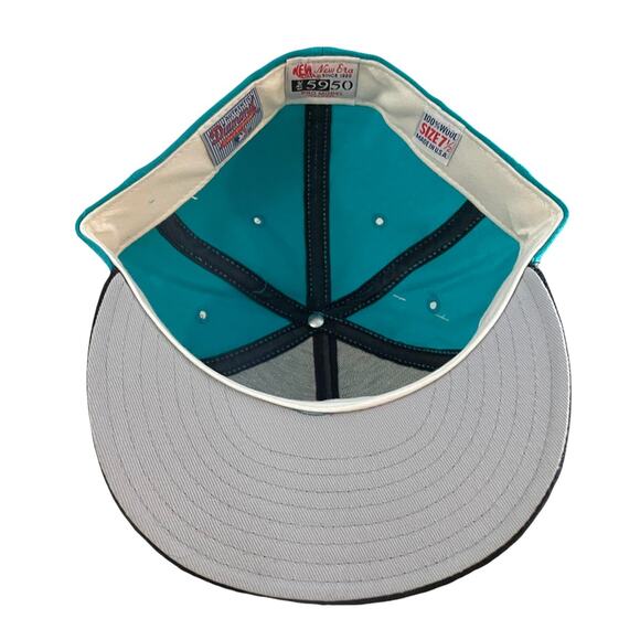 New Era Vintage Florida Marlins Fitted Hat 7 1/2 - Picture 4 of 4